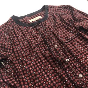 Ann Taylor LOFT Women’s Blouse Office Casual Size Medium Buttons Pocket
